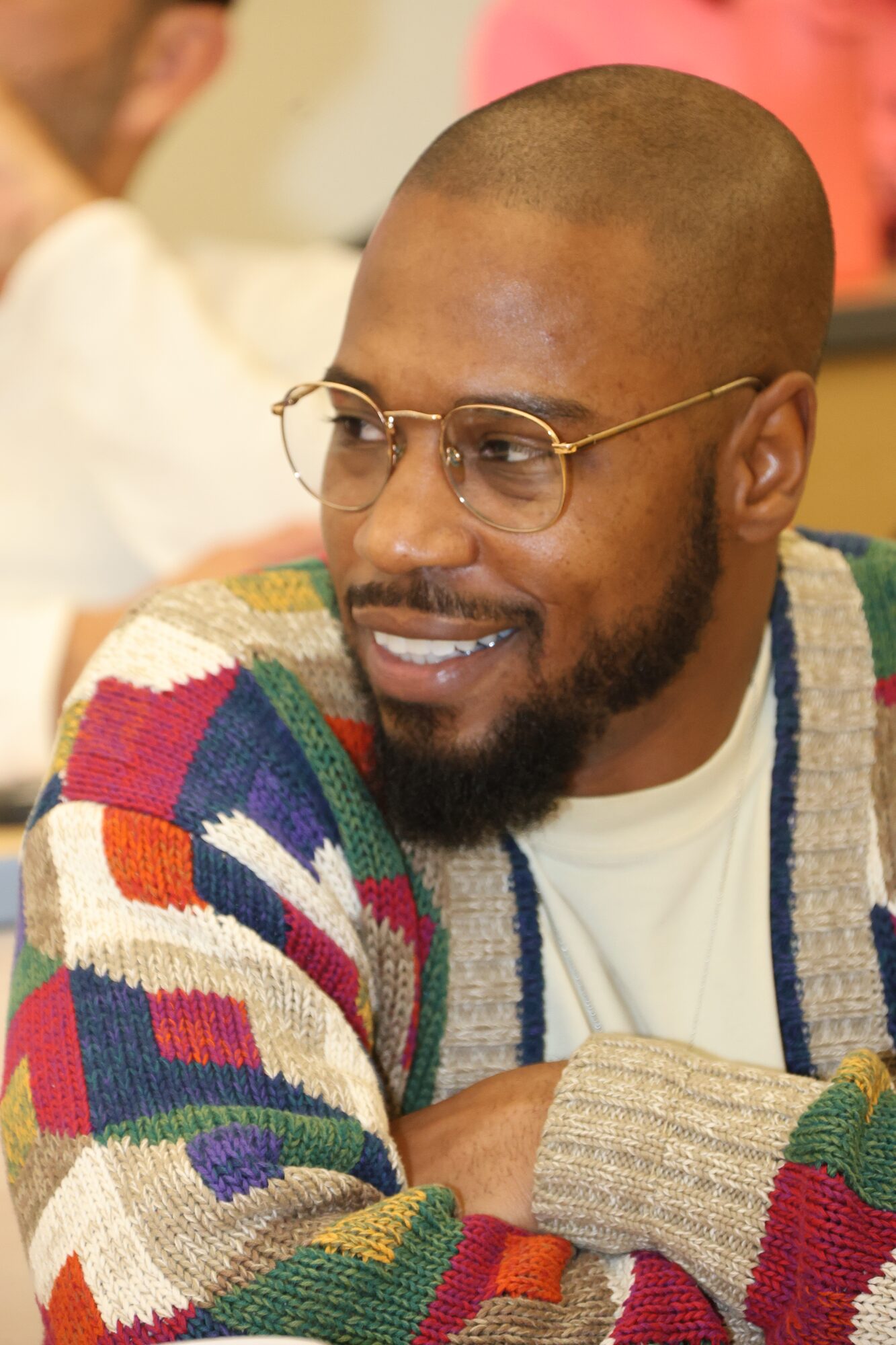 Shuja Moore smiling